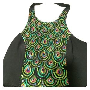 SALE High Low Black Prom Dress